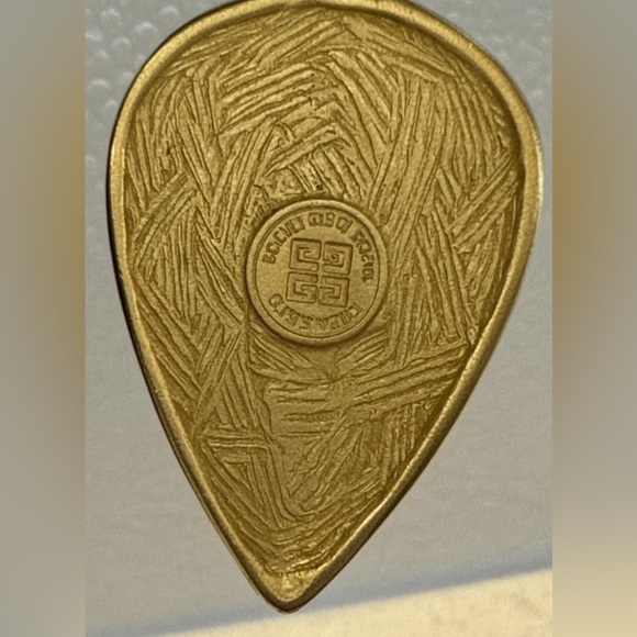 Vintage Givenchy Brushed Gold Earrings - Picture 8 of 11